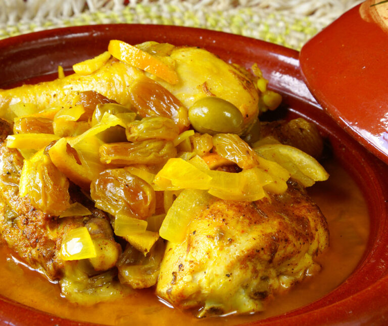 Slow Cooker Moroccan Chicken with Preserved Lemons