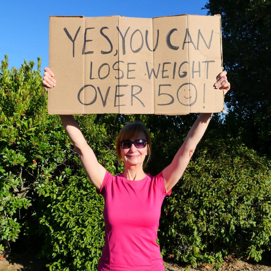 amy holding sign
