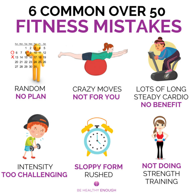6 Common Fitness Mistakes of Women Over 50