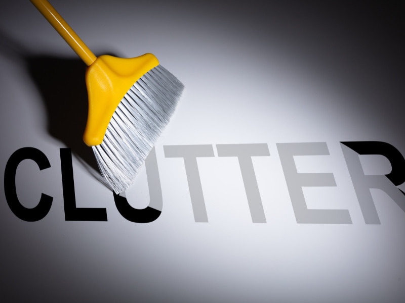 get rid of clutter